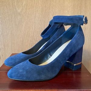 Tommy Hilfiger, Size 9, Navy Suede Morice 2 Heels, NWOT